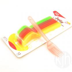 多彩喱叉，12支/板