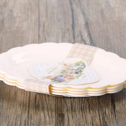 波比小號(hào)花邊橢圓餐盤