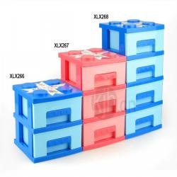 積木小層柜（正方2小、3