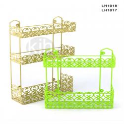 雕花方型二層、三層架