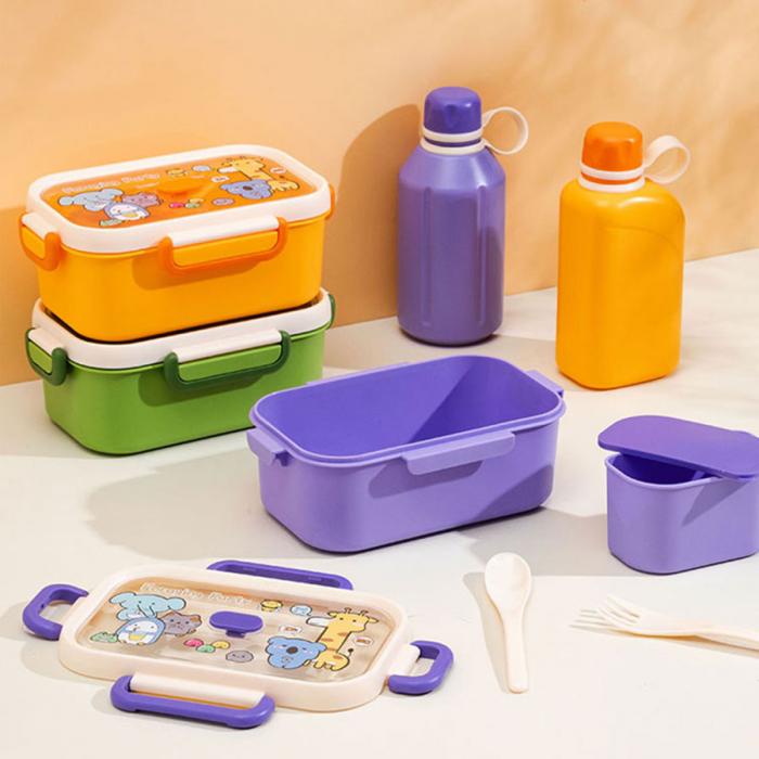 尚趣長(zhǎng)方單層飯盒(100